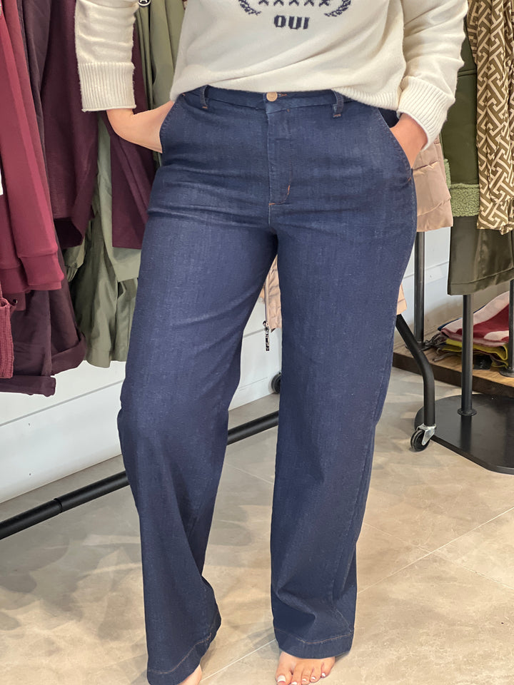 Nümph Nuamber jeans In Dark Blue Denim