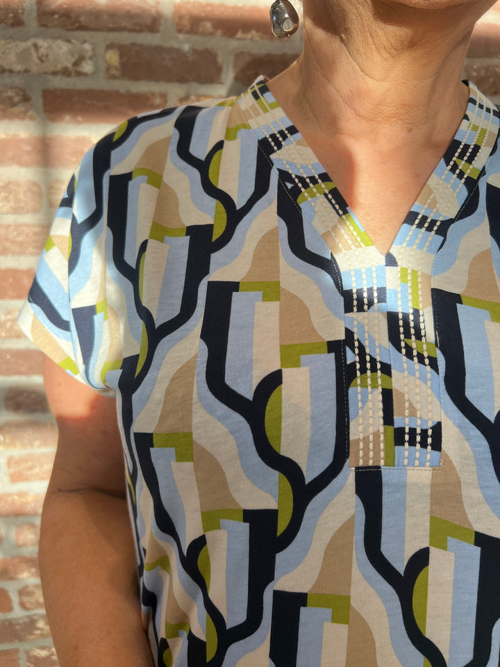 Soya Concept Felicity T-shirt In Light Blue