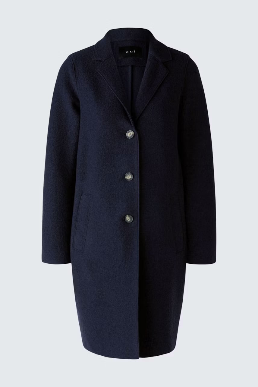 Mayson Boiled coat In navy