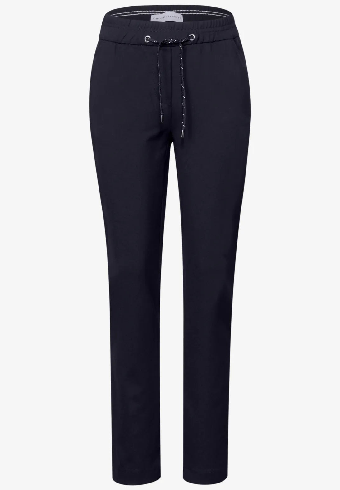 Cecil Tracey Trousers In Urban Dark Blue