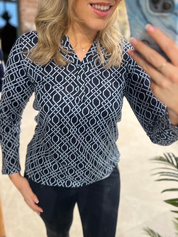 Soya Concept Felicity Top In Navy