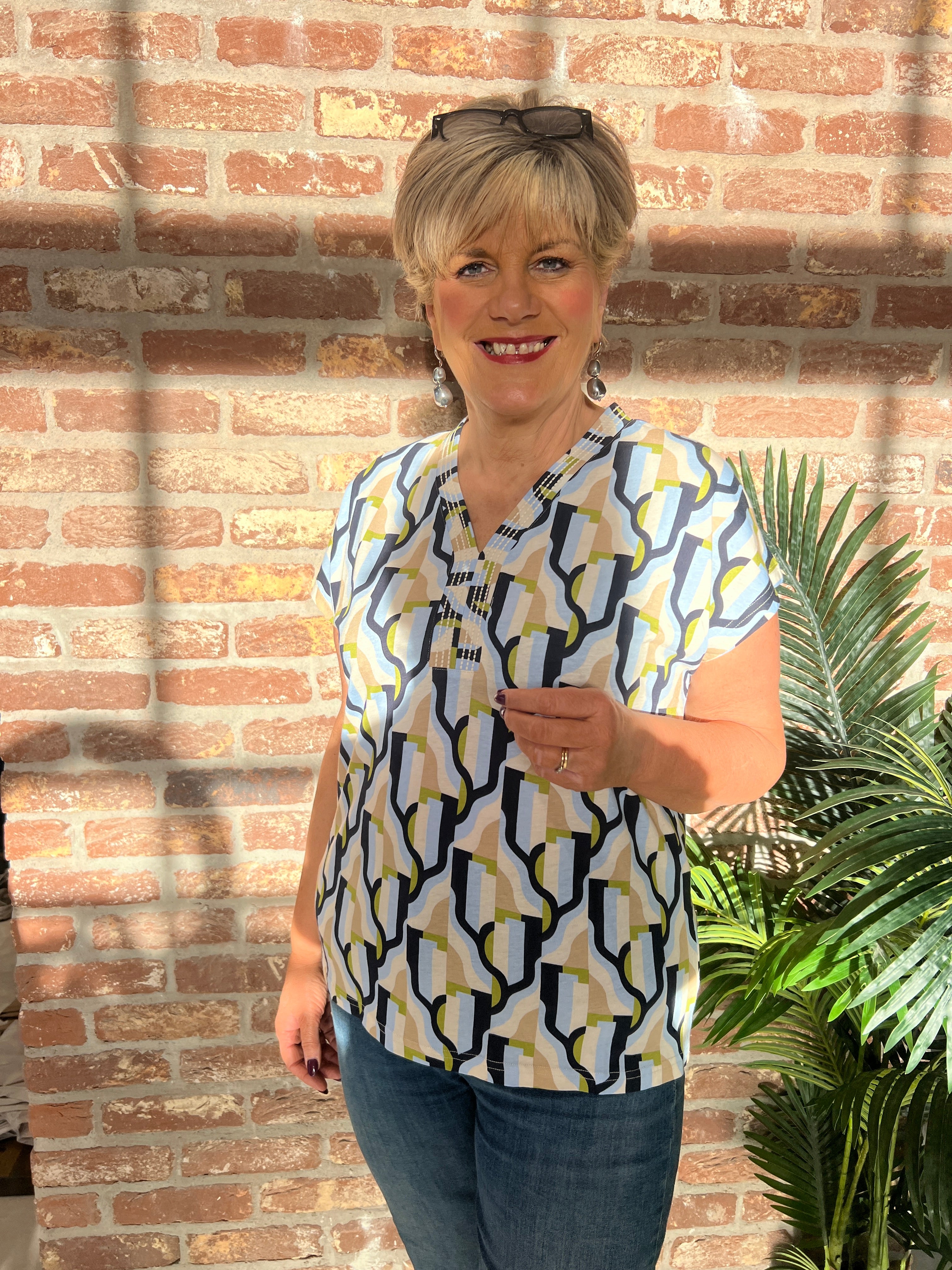 Soya Concept Felicity T-shirt In Light Blue