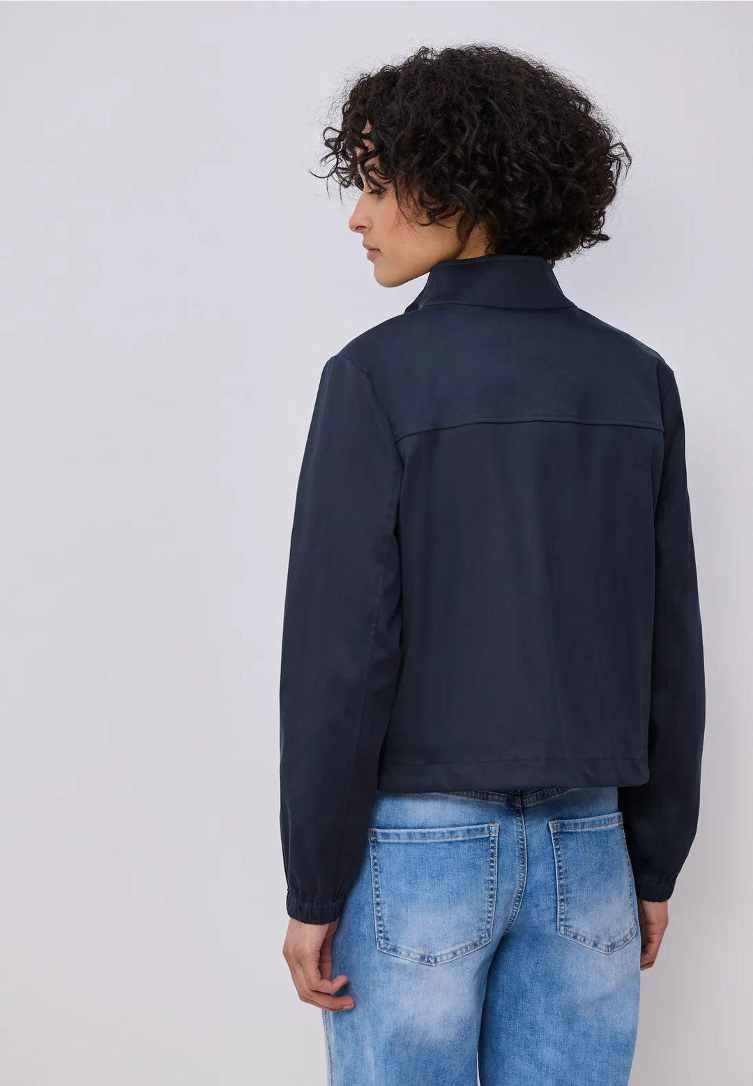 Street One Zipper Jacket In Navy