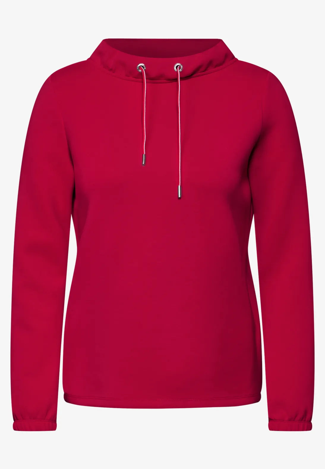 Cecil Funnel Neck Top In Granita Red