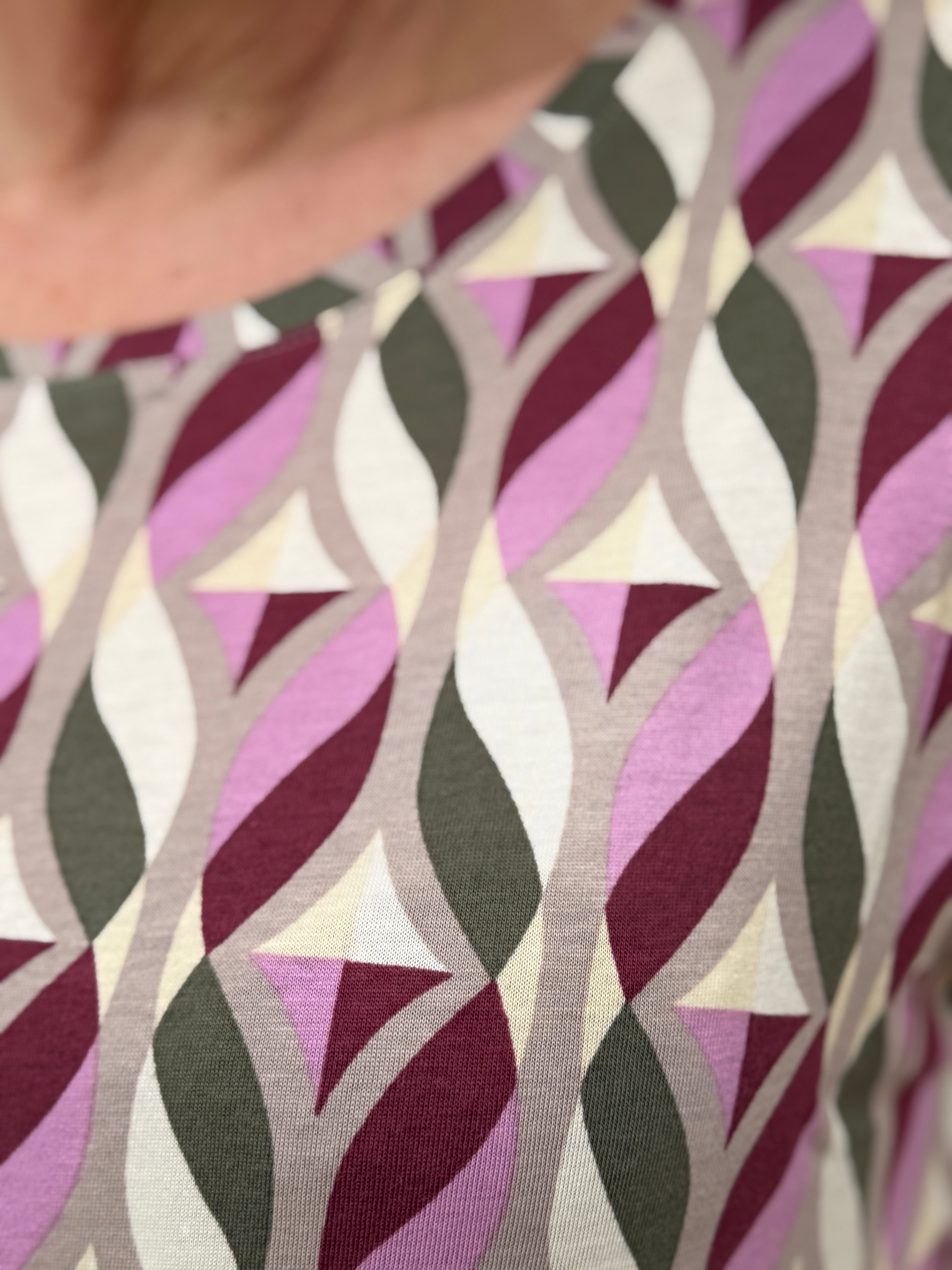 Soya Concept Felicity T-shirt In Oxblood