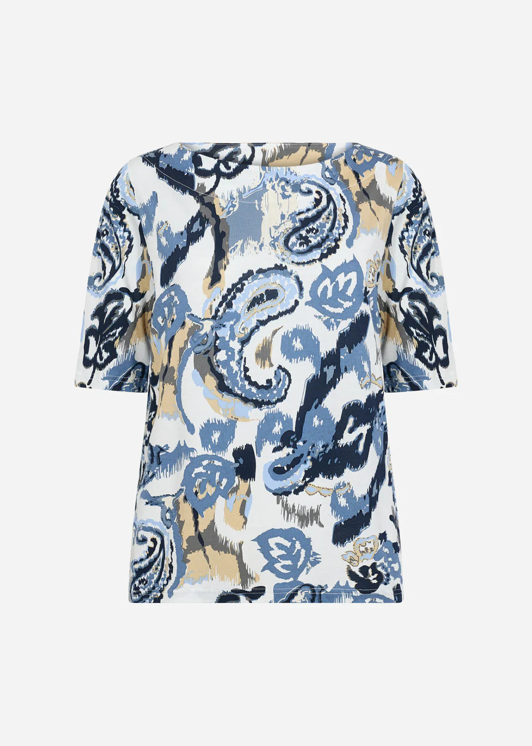 Soya Concept Felicity Floral T-shirt In Light Blue