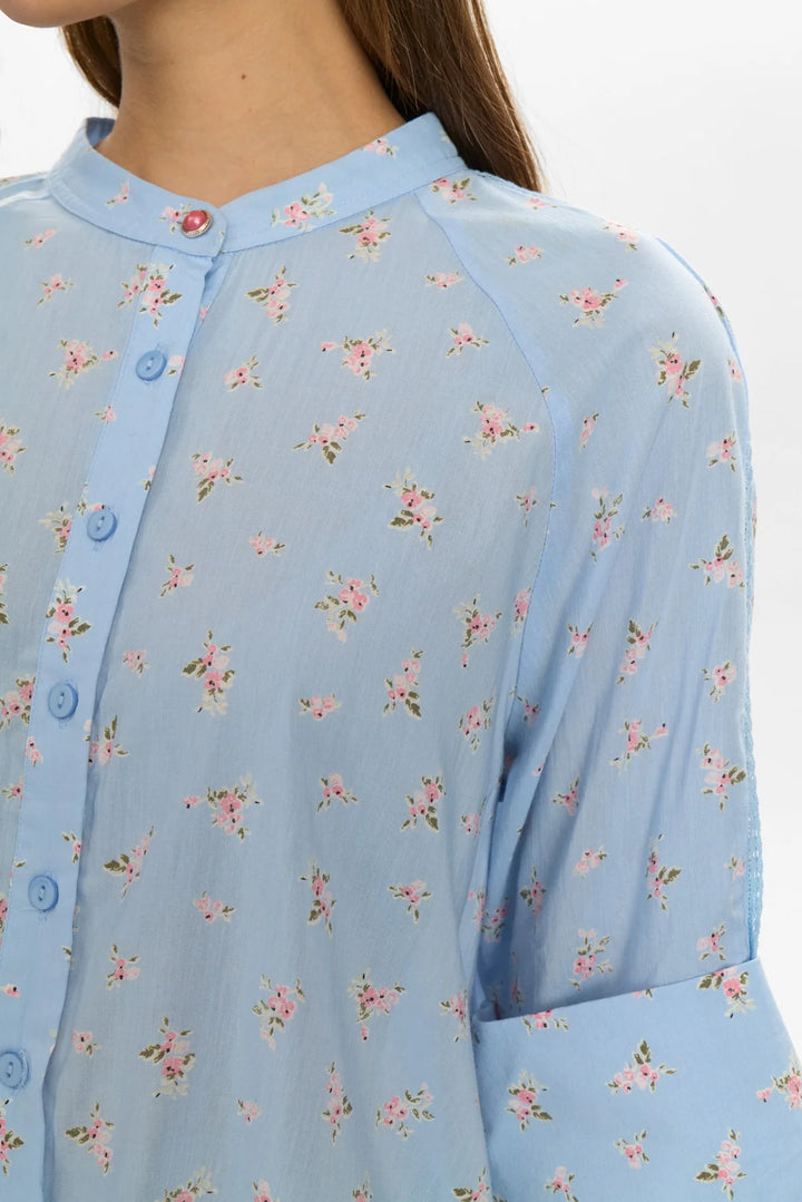 Nümph Nululiana Shirt In Cerulean