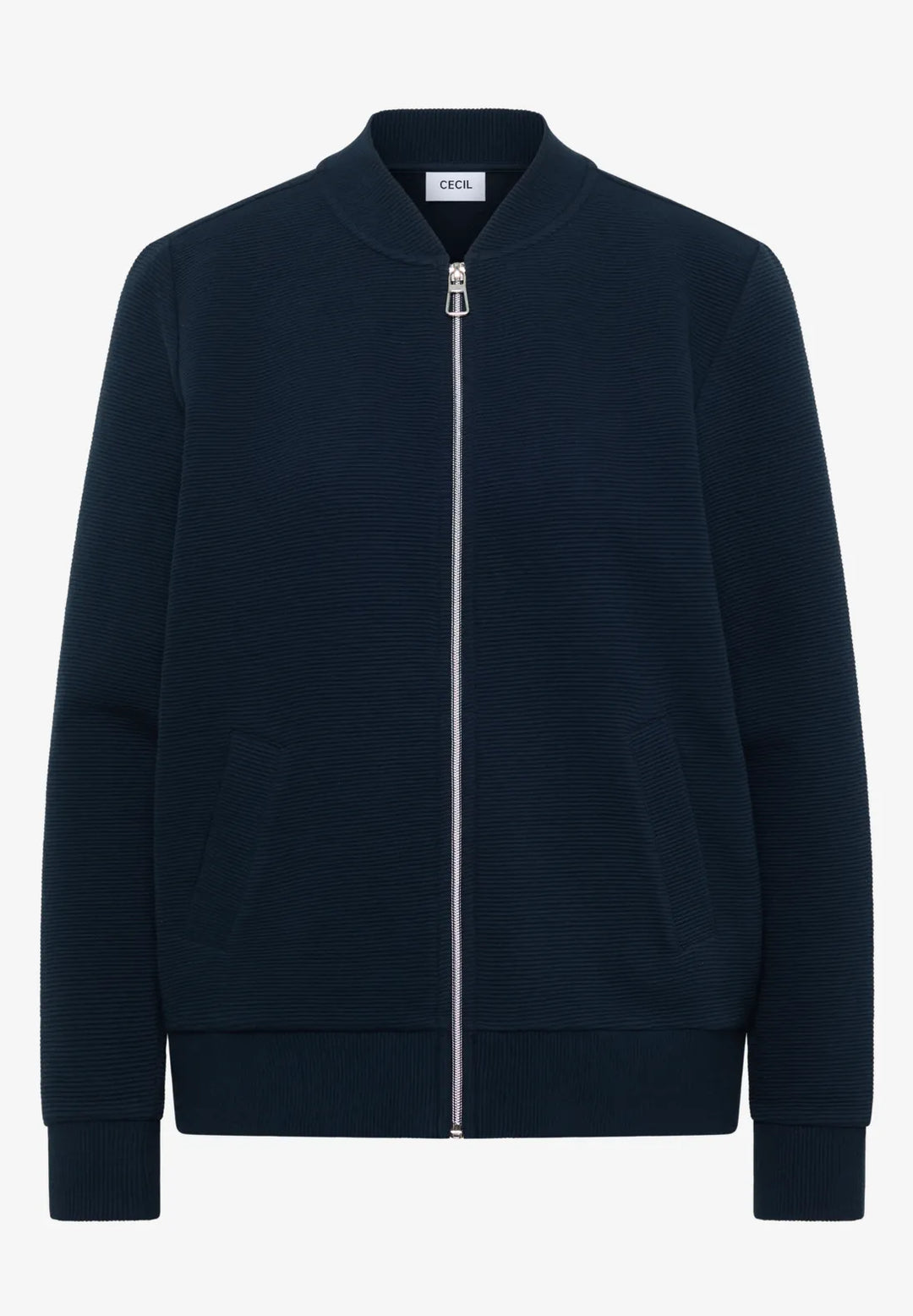 Cecil Ottoman Piping Jacket In Universal Blue