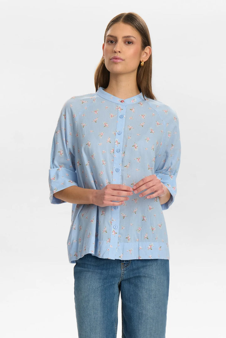 Nümph Nululiana Shirt In Cerulean