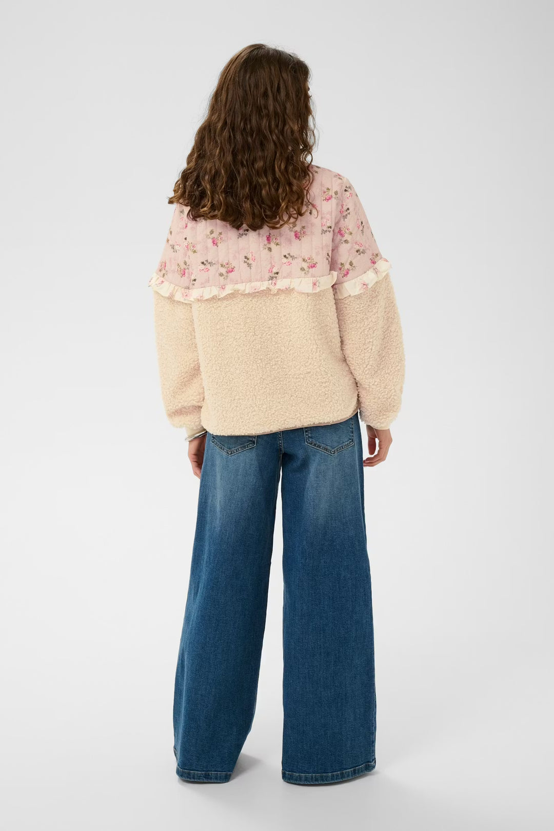 Culture Floral Fleece In Pink Multi