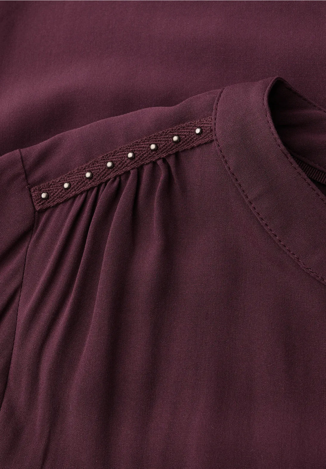 Street One Blouse With Sparkle In Jazz Berry