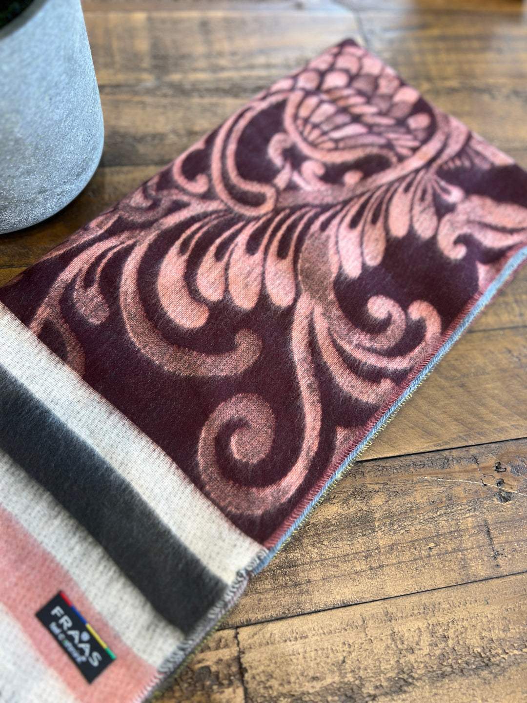 Cashmink Paisley Patterned Scarf In Multicoloured