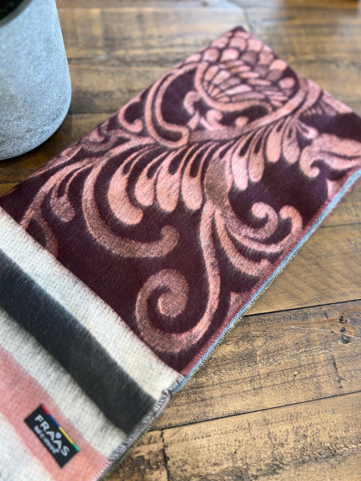 Cashmink Paisley Patterned Scarf In Multicoloured