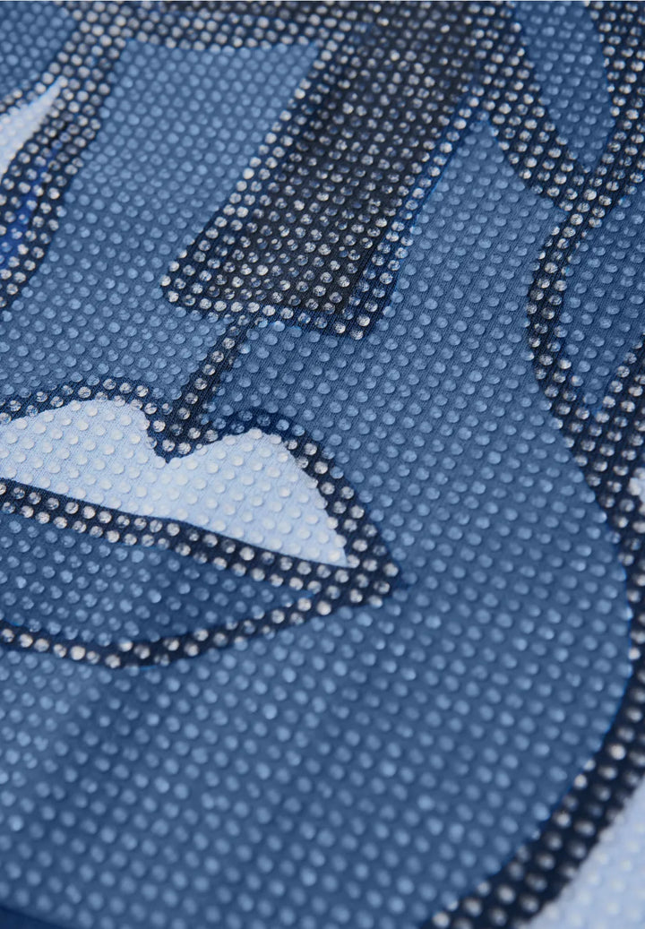 Cecil Hotfix Print T-shirt In Urban Navy