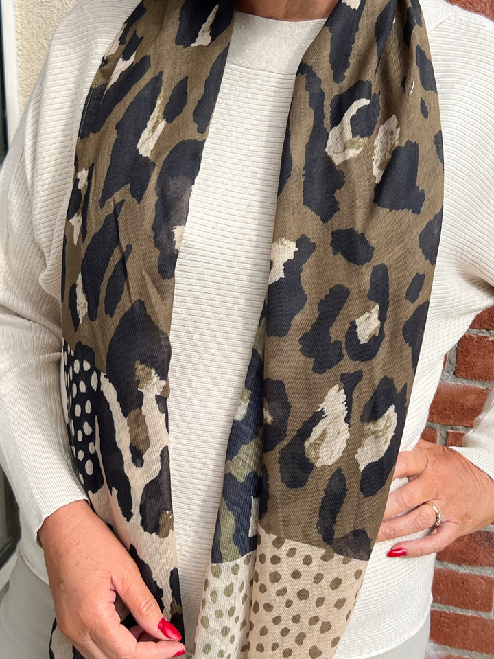 Soya Concept Shada Scarf In Olive