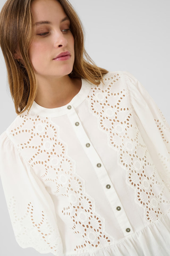 Culture Cuhawaii Blouse In White