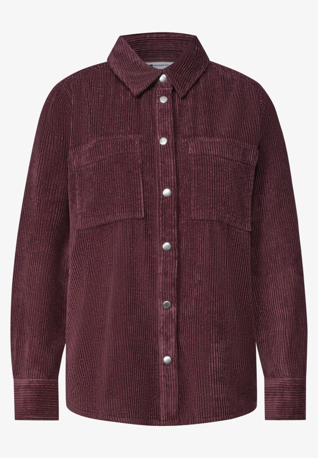 Street One Corduroy Jacket In Rustic Rouge