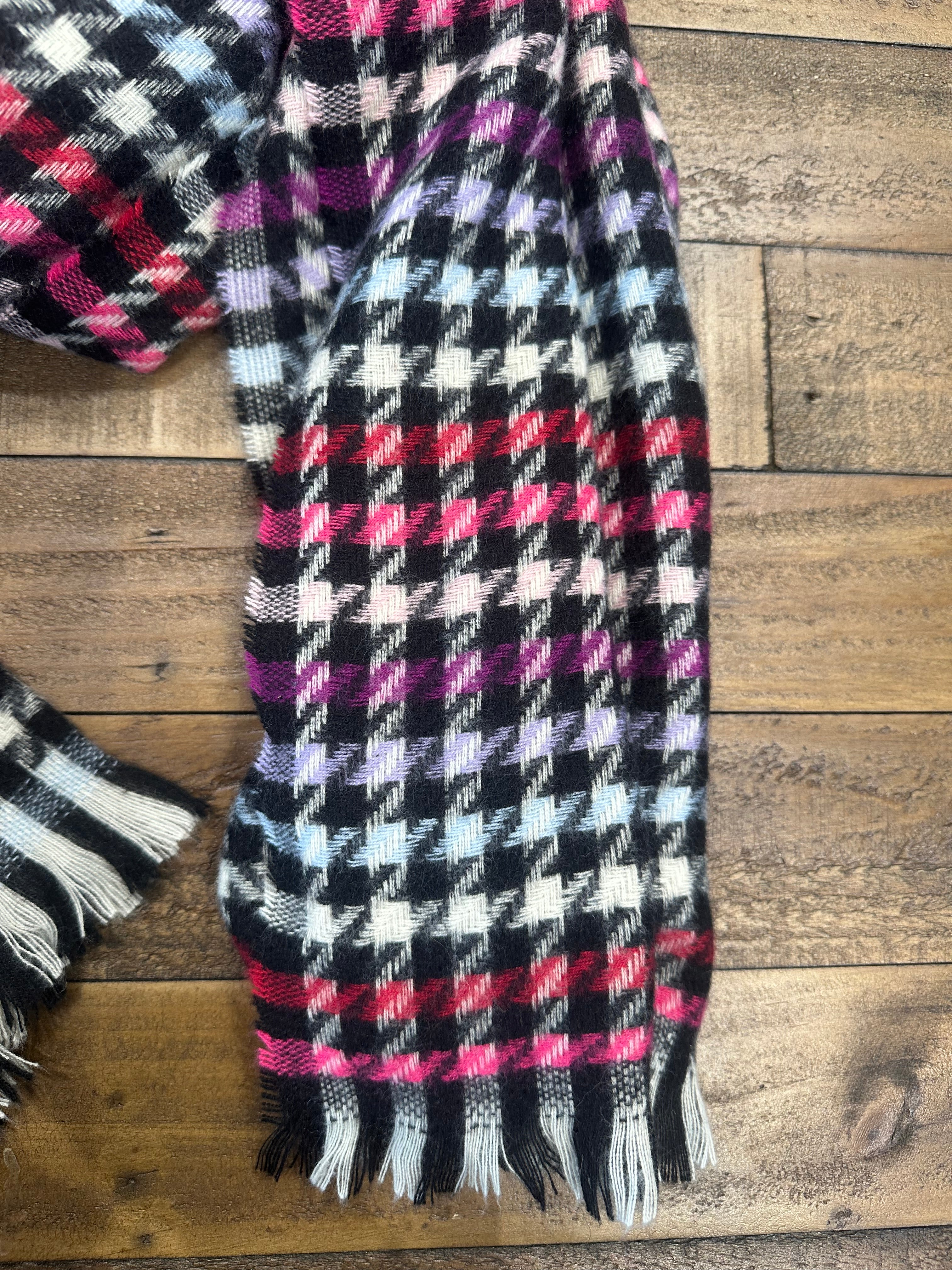 Street One Houndstooth Scarf In Multicoloured