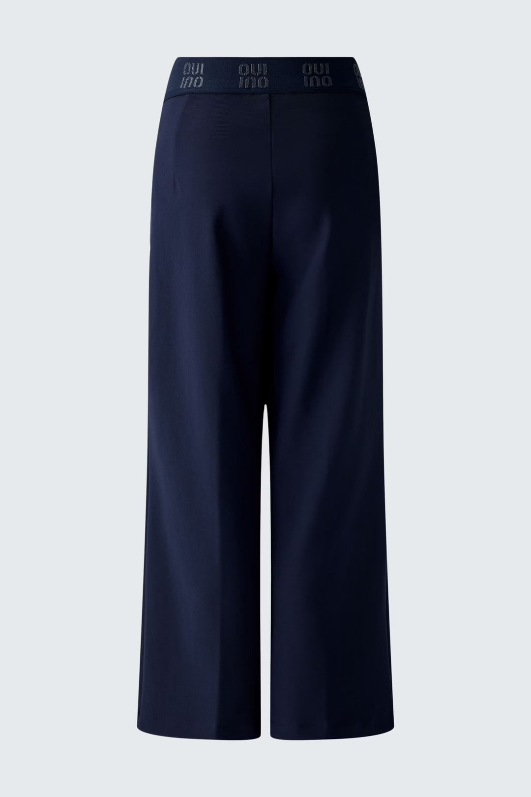 Oui Culotte Trousers In Dark Blue