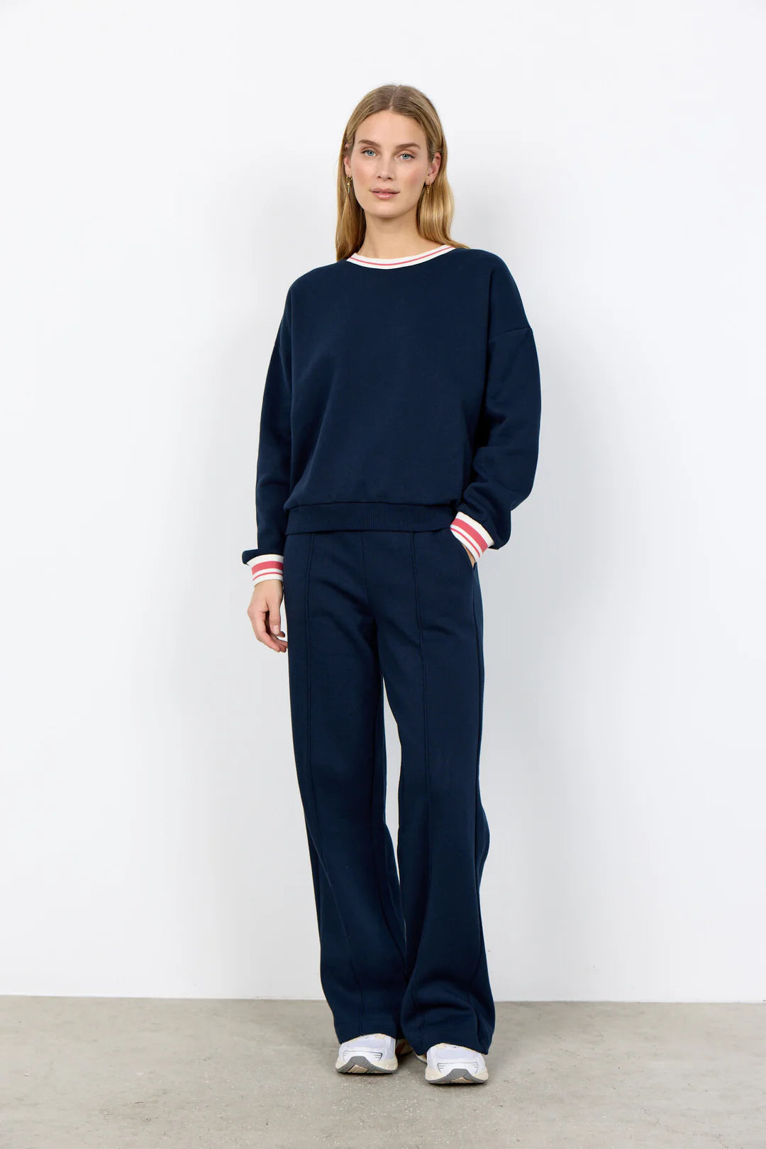 Soya Concept Angelin Sweatshirt In Navy