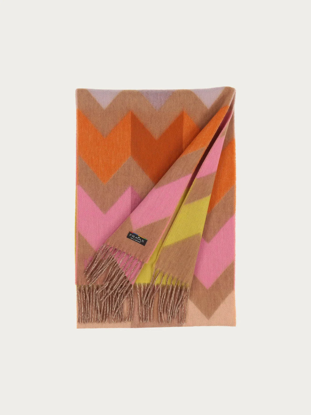 Cashmink Graphic design Scarf In Camel