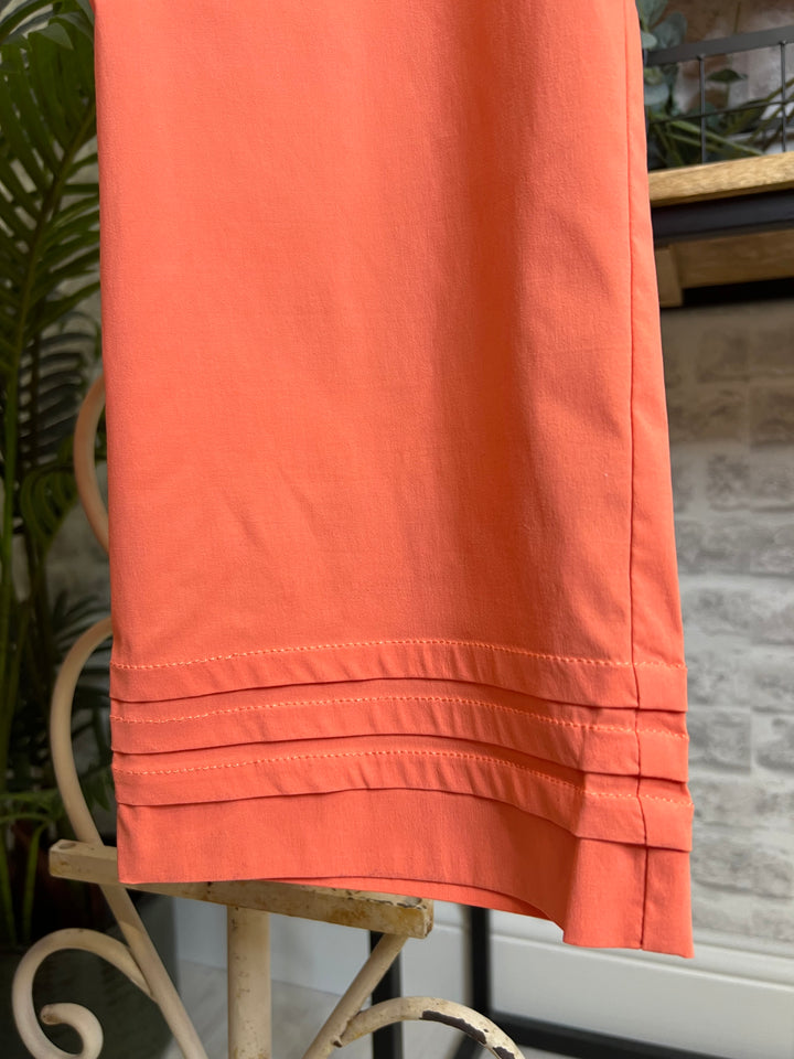 Stehmann Ina Summer Bengaline Trousers In Coral