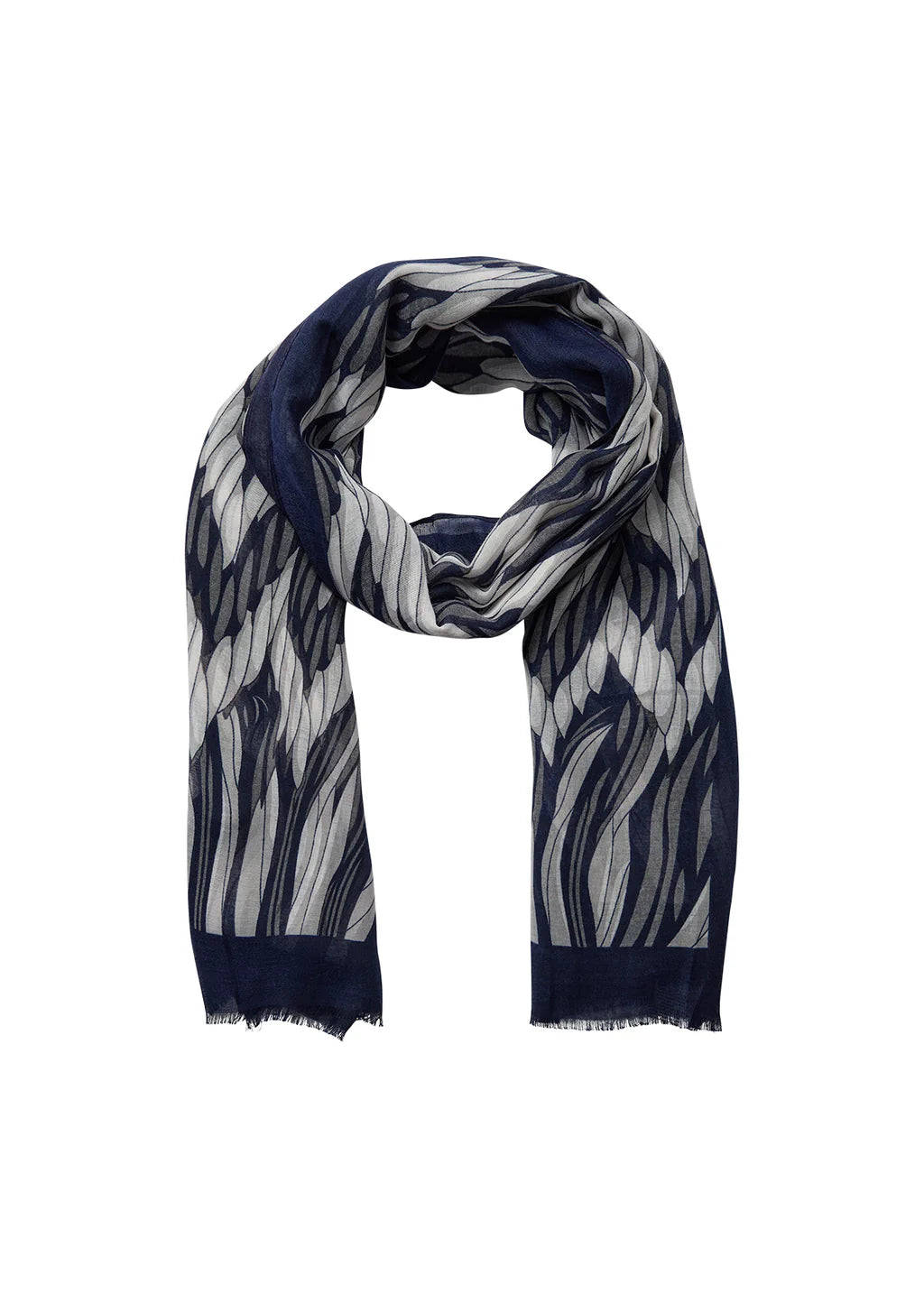 Soya Concept Idamarie Scarf In Blue Multi