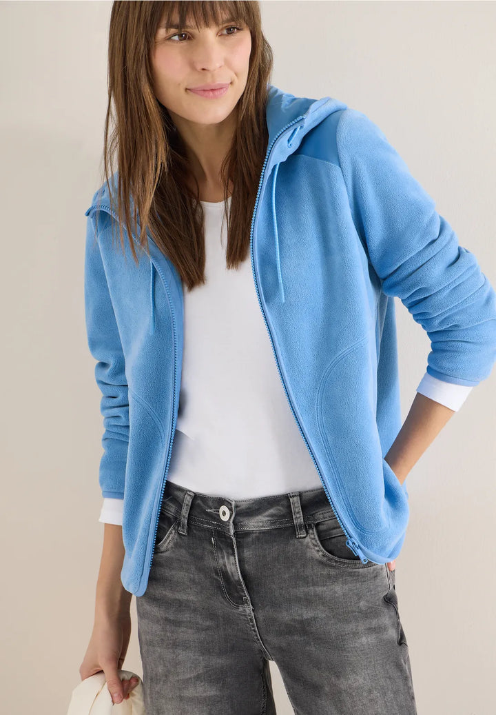 Cecil Fleece Jacket In Fountain Blue