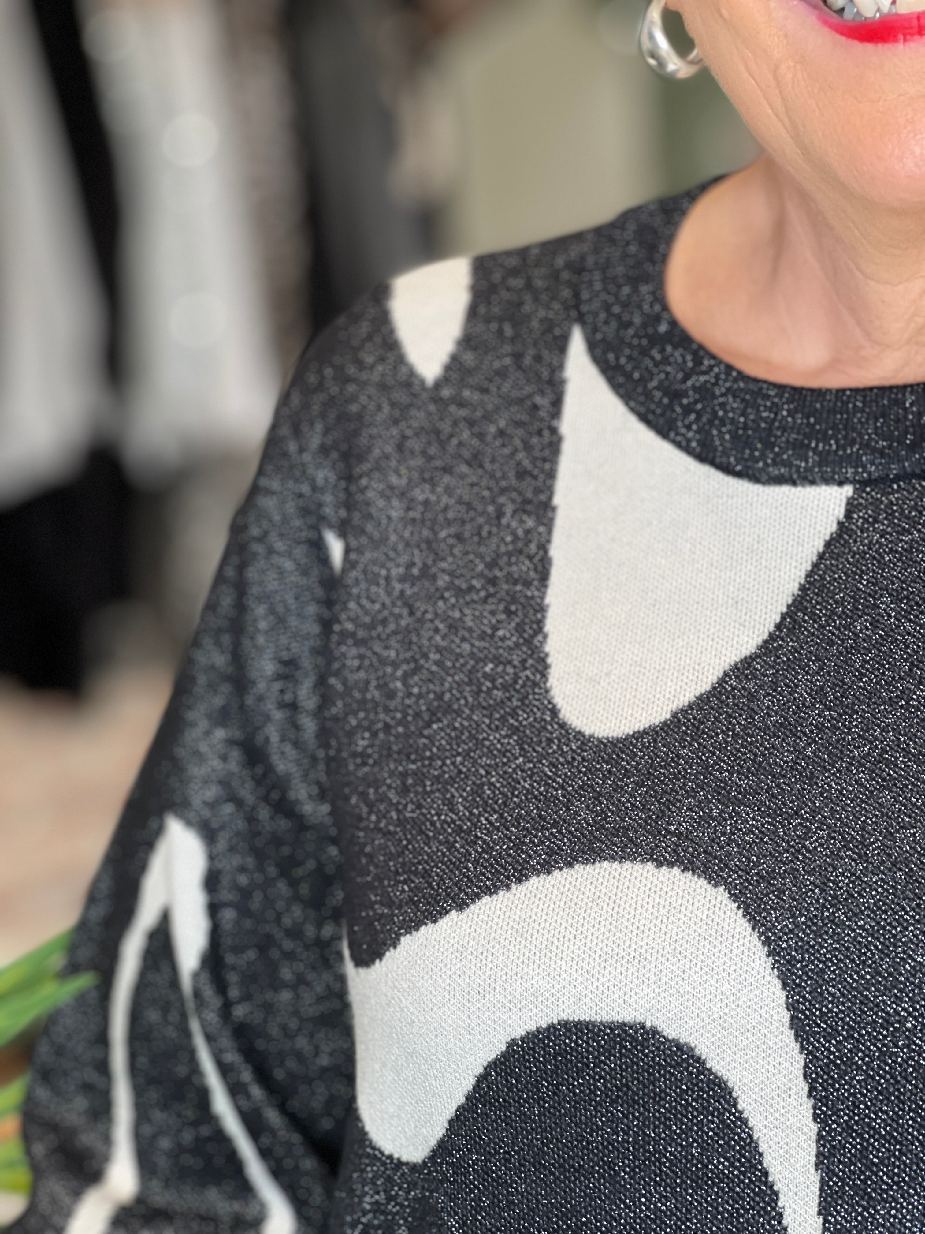 Nümph Numitzy Pullover In Caviar