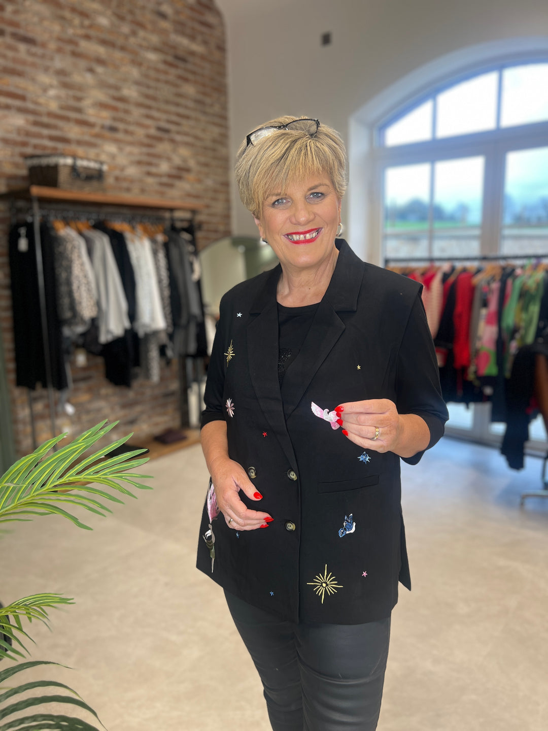 Nümph Nualmut Long Vest In Caviar