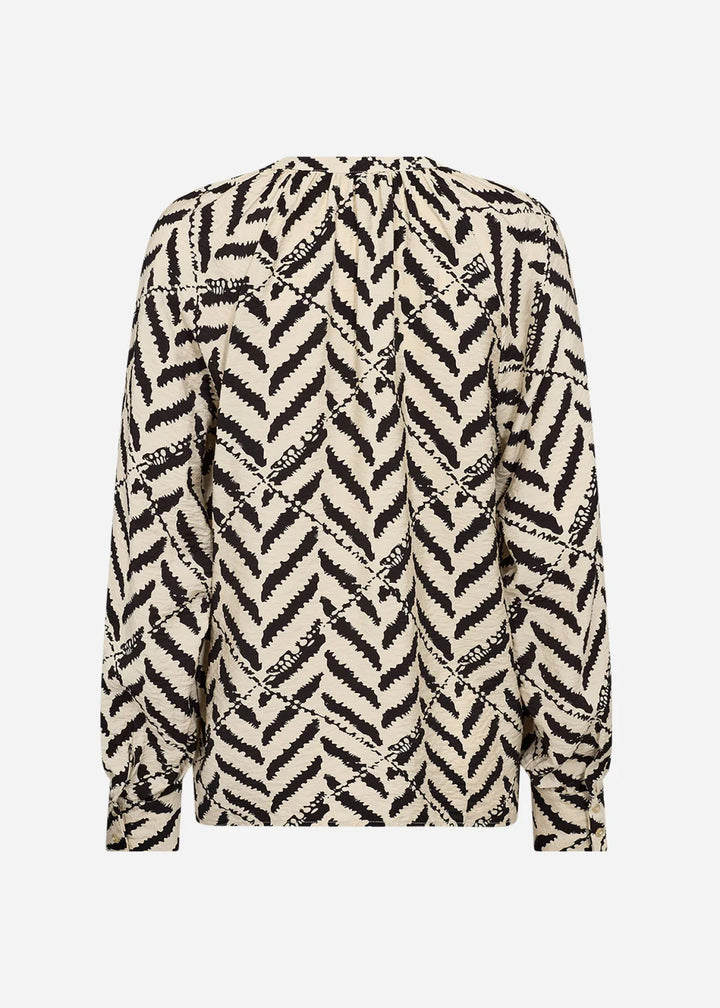Soya Concept Inarose Blouse In Black multi