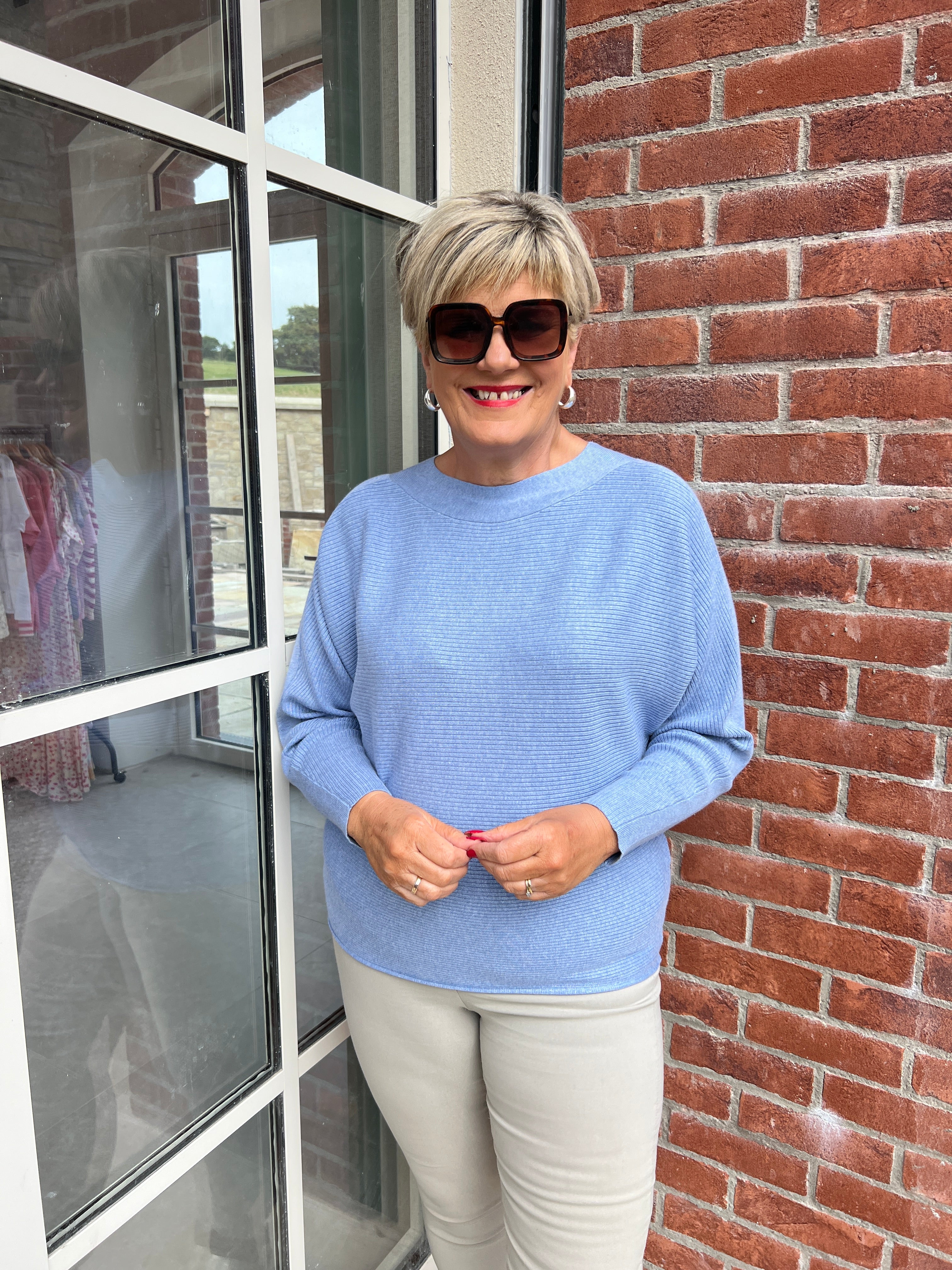 Soya Concept Dollie Pullover In Blue
