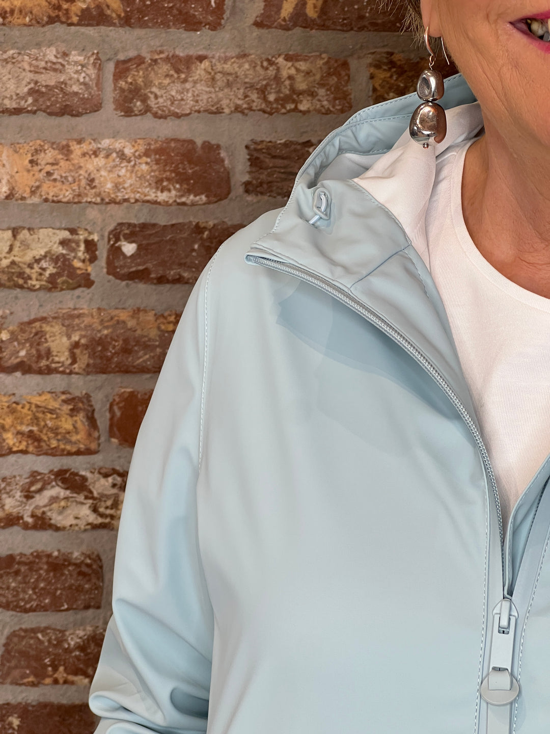 Tanta Brouillard Raincoat in Cloud Blue