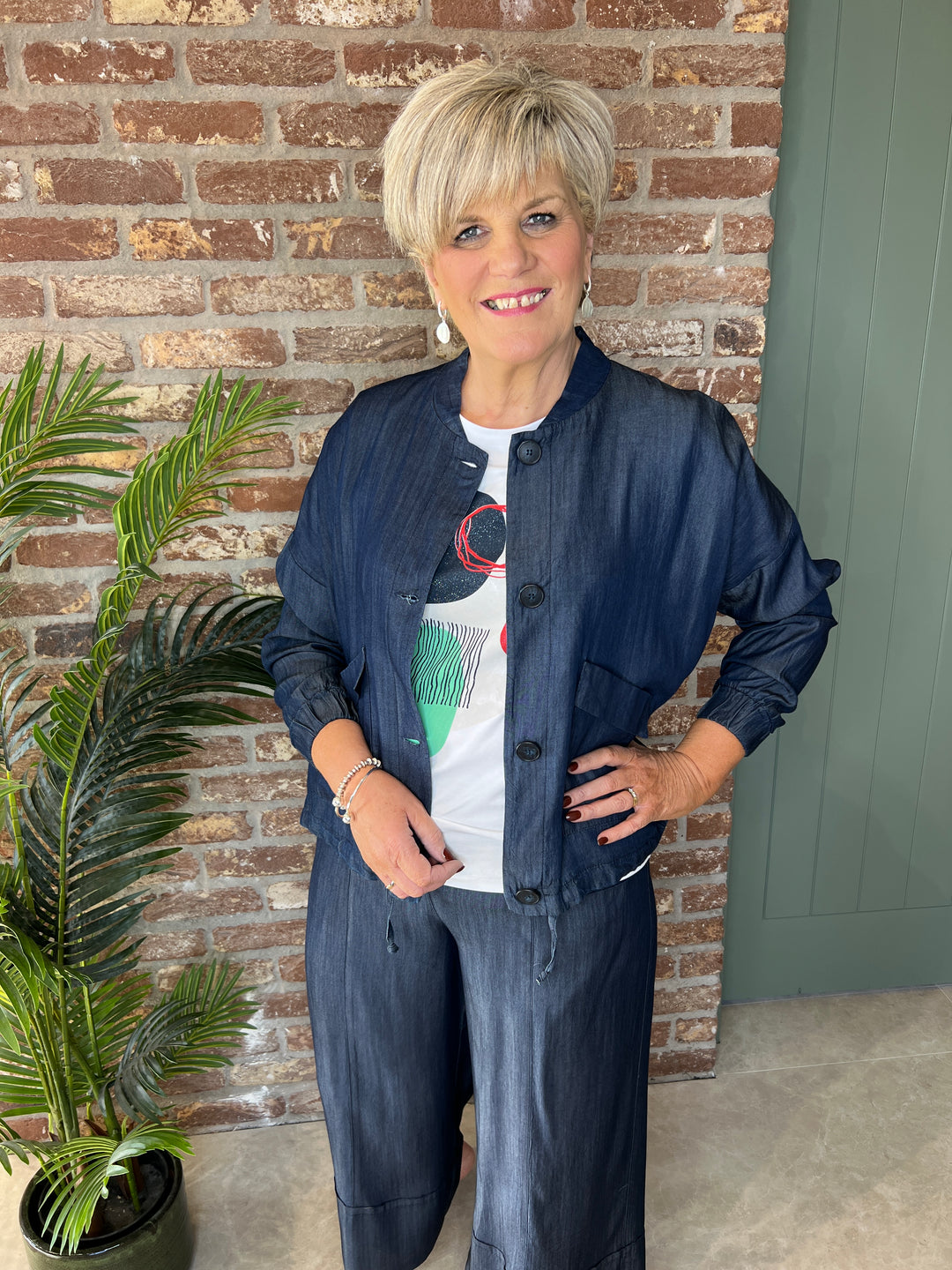 Peruzzi Lux Jean jacket In Denim