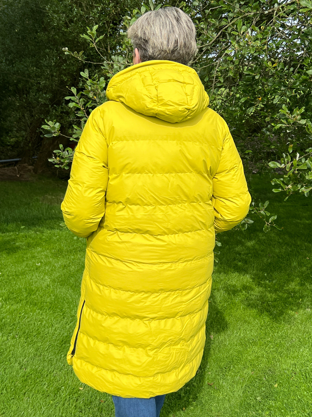 Tanta Puddle Puffa raincoat in Cress Green