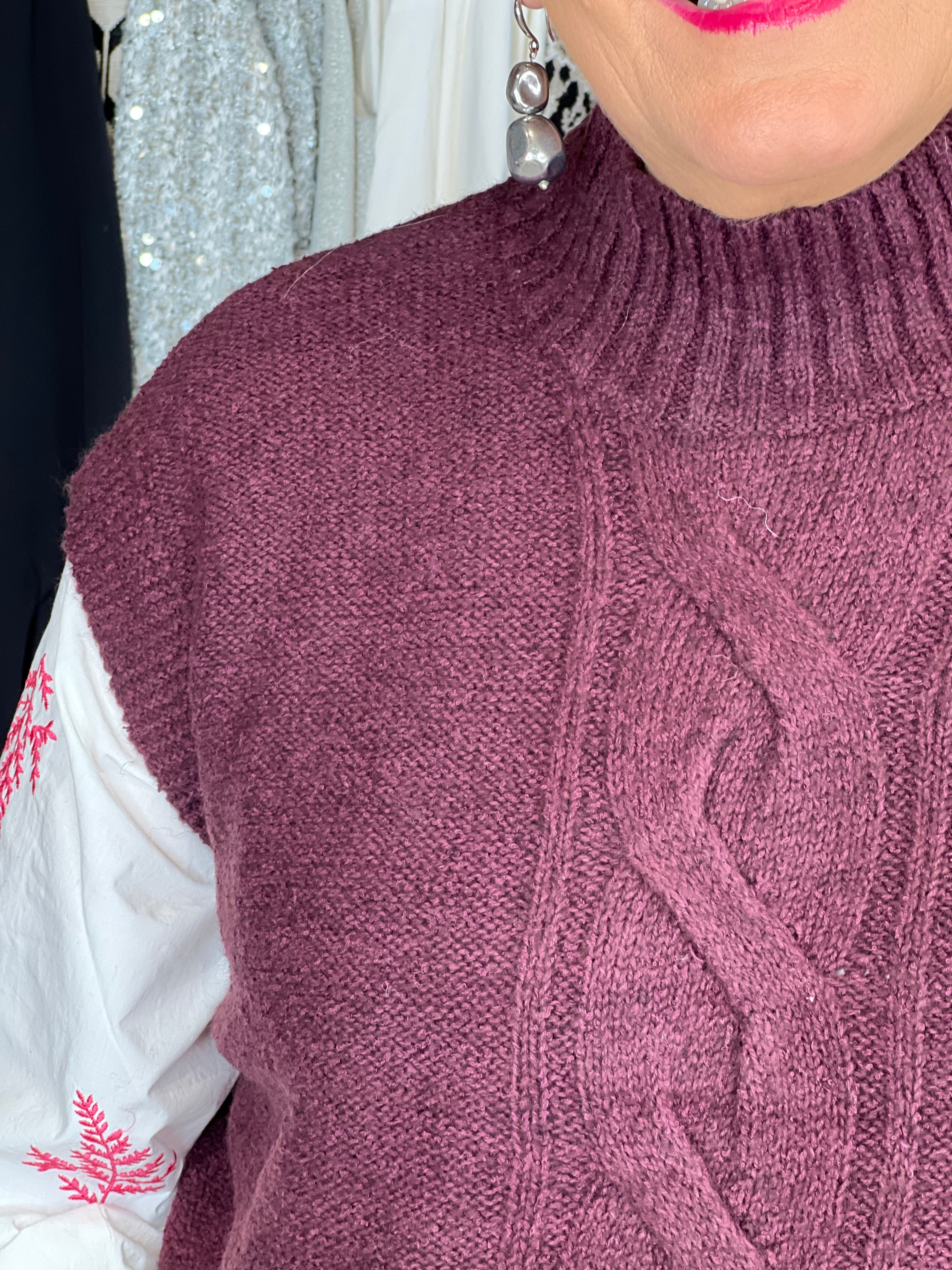 Nümph Nucally Pullover In Wine