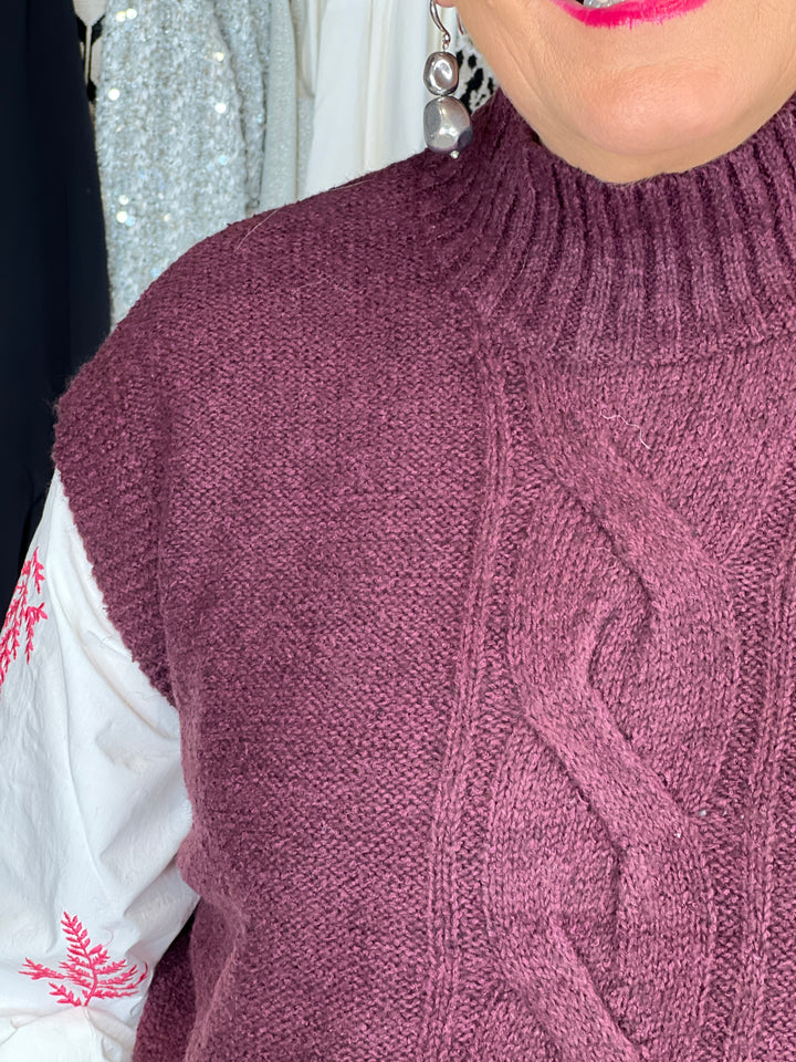 Nümph Nucally Pullover In Wine