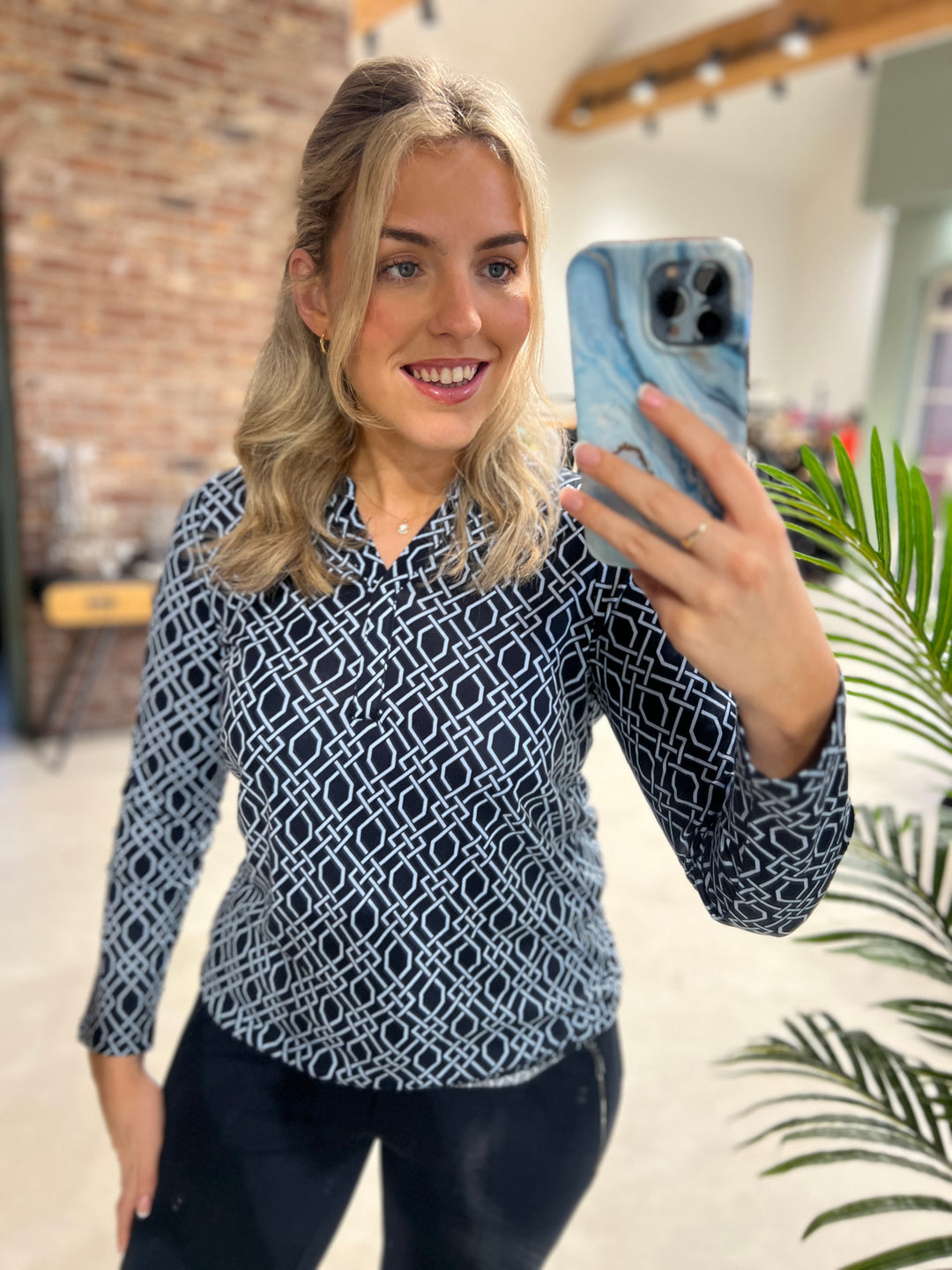 Soya Concept Felicity Top In Navy