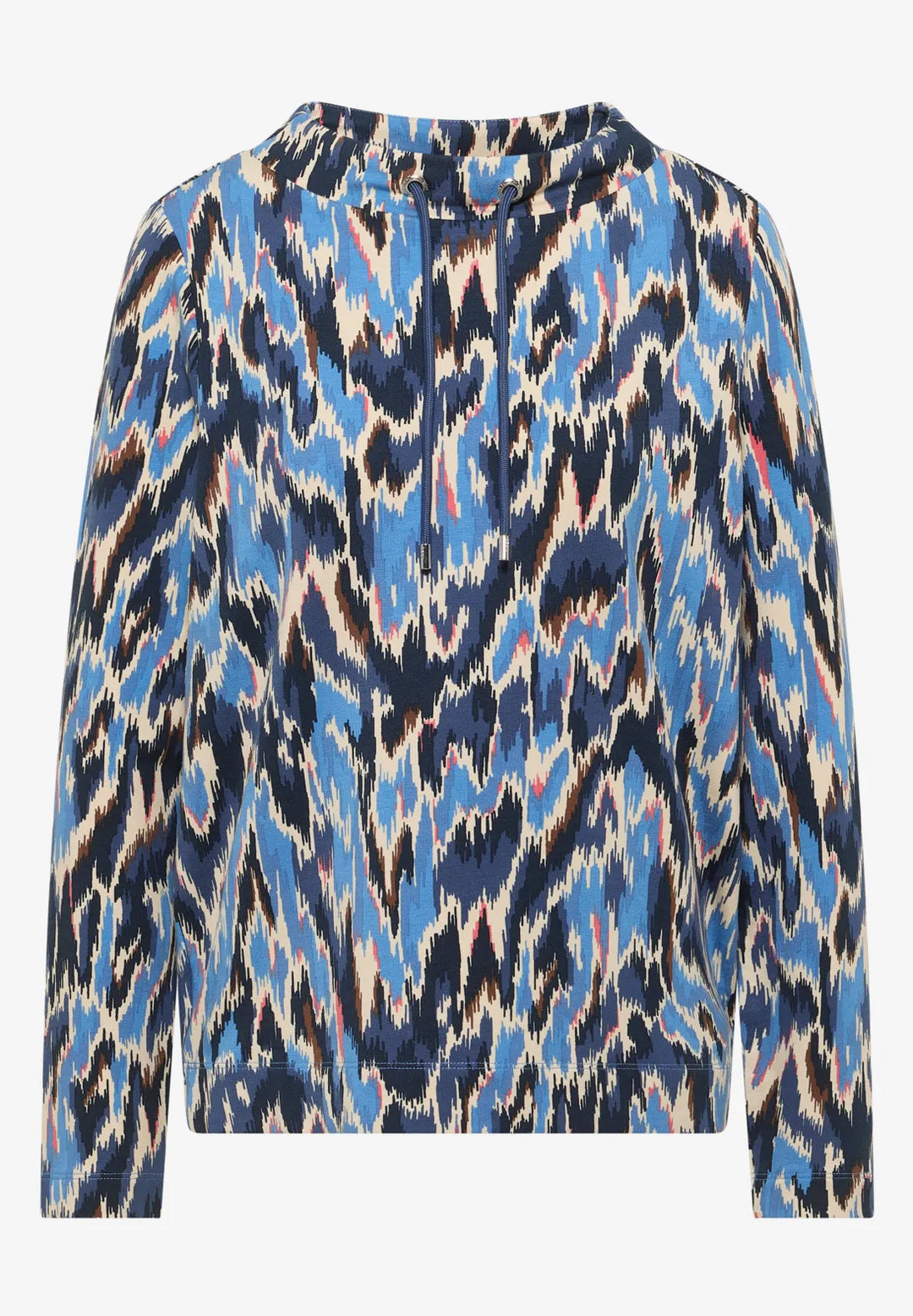 Cecil Funnel Neck Sweatshirt In Cloud Blue