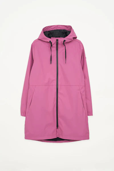 Tanta vand raincoat in Red Violet