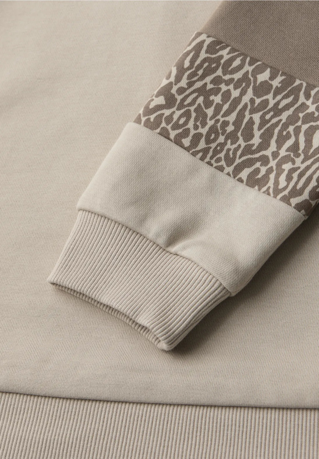 Street One Hoodie In Morning Beige