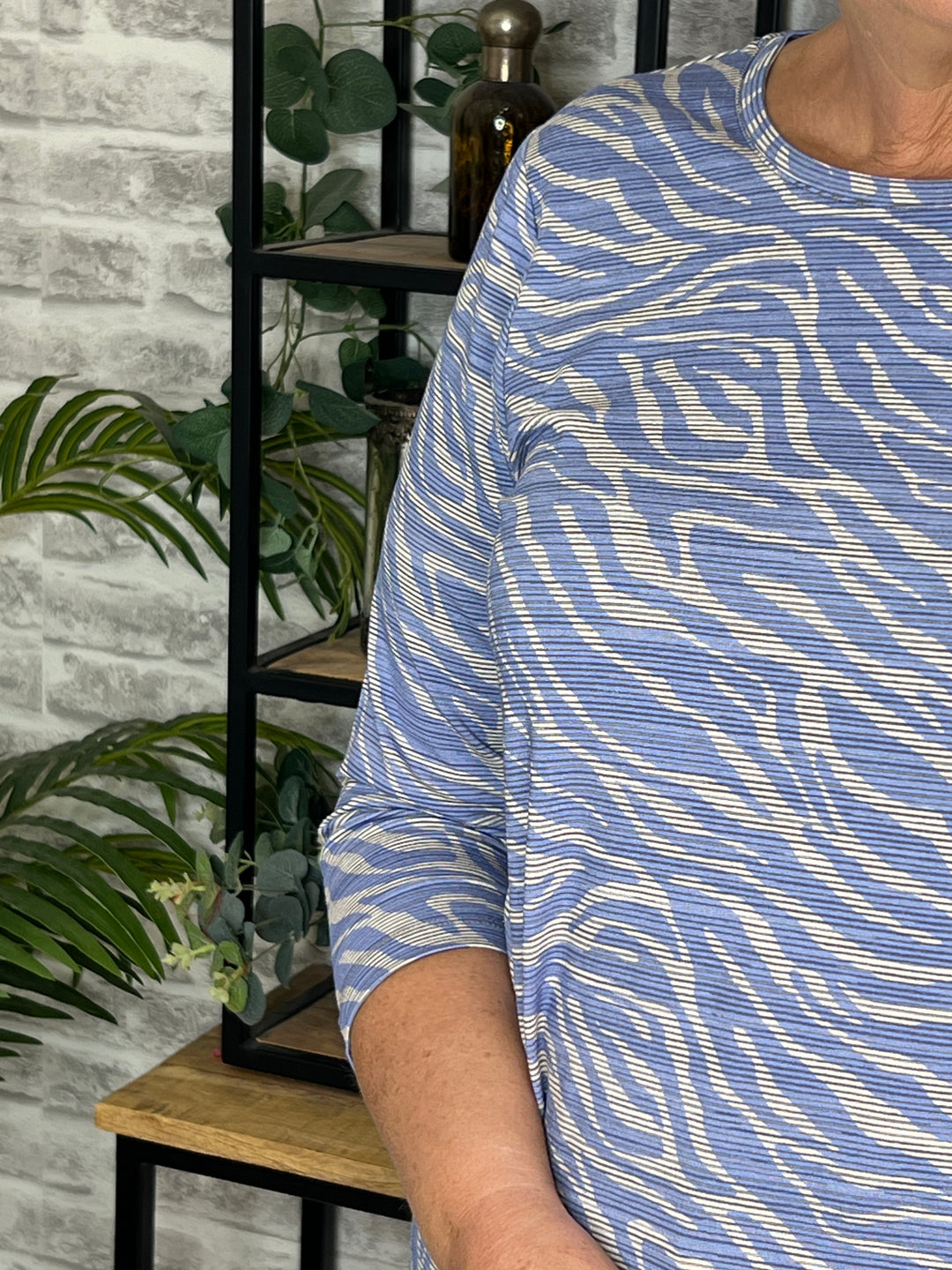 Soya Concept Galina Top In Blue Multi