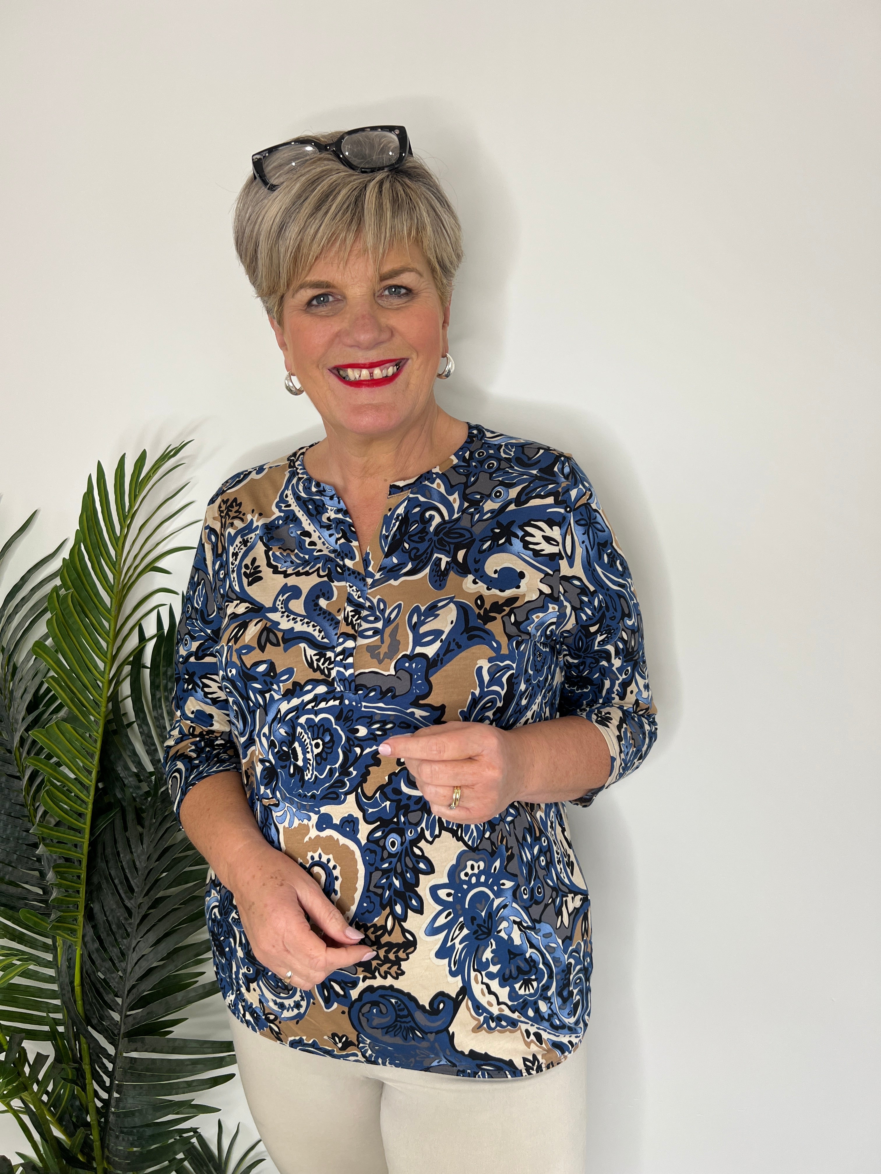 Soya Concept Felicity Top In Blue