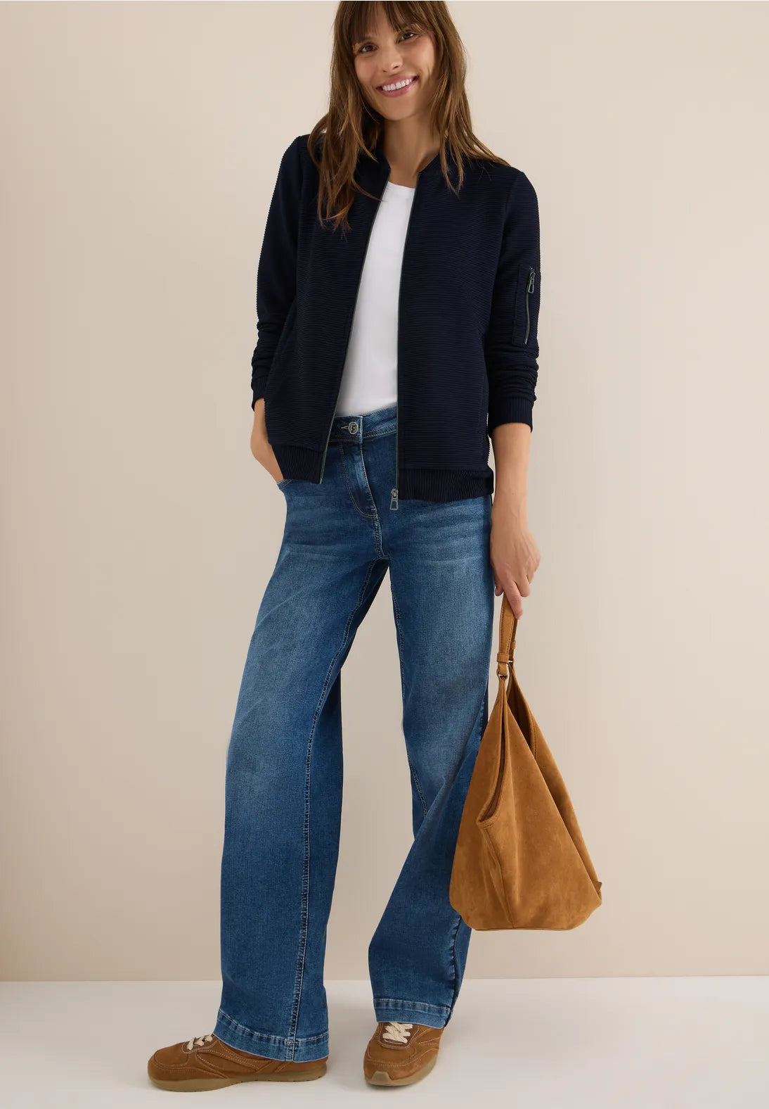 Cecil Ottoman Jacket In Navy