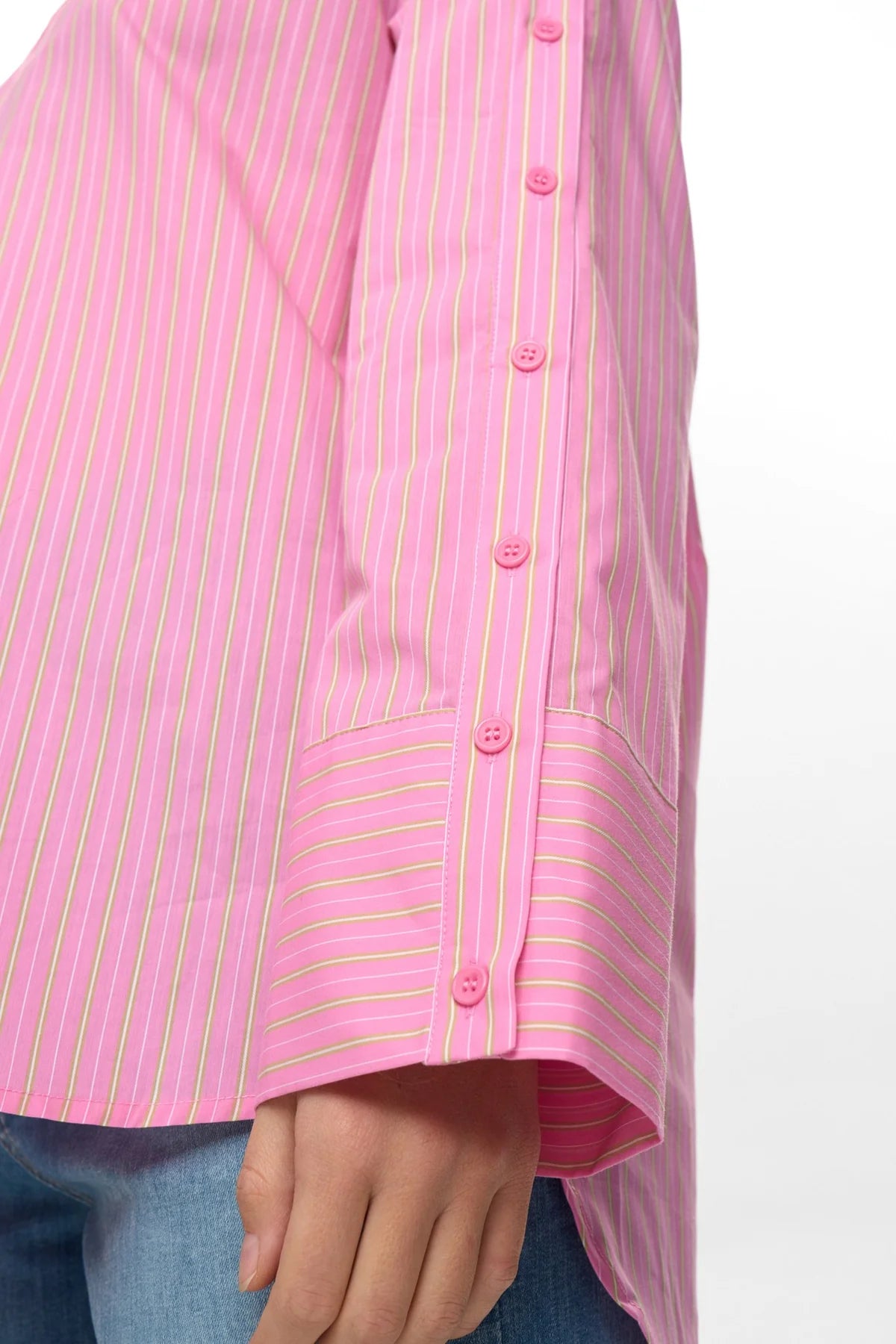 Nümph Nualica Shirt In Fuchsia Pink