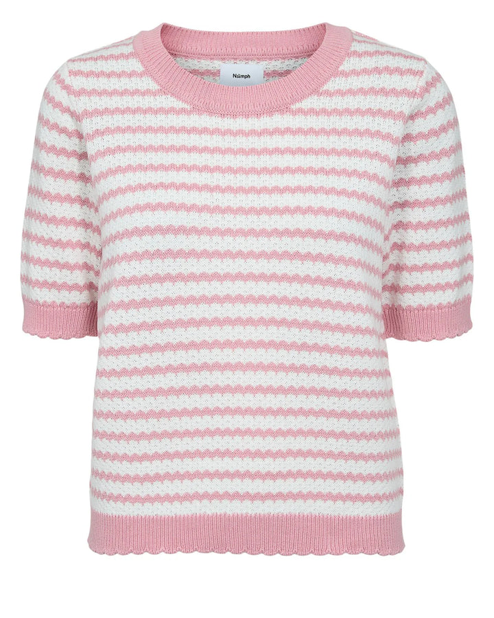 Nümph striped pullover In Peony