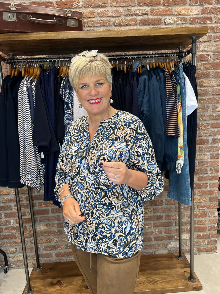 Soya Concept Vava Blouse In Dark Blue