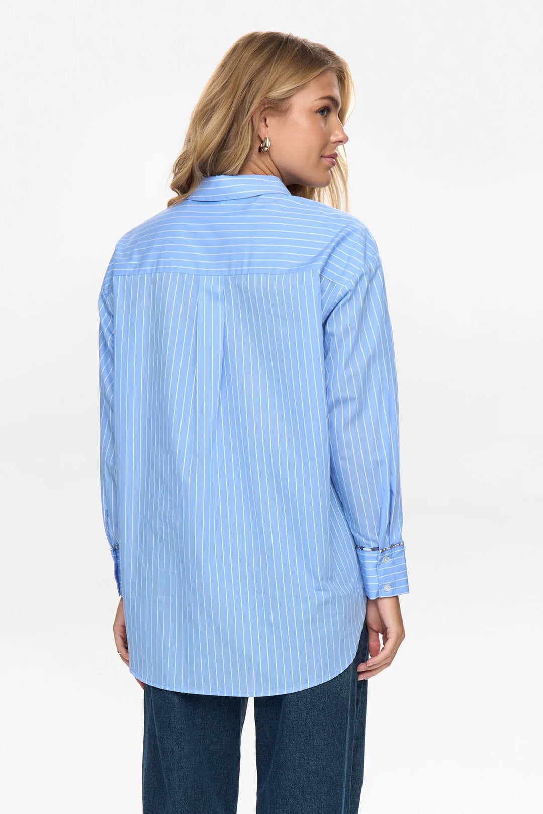 Nümph Nuaviva Striped Shirt In Hydrangea