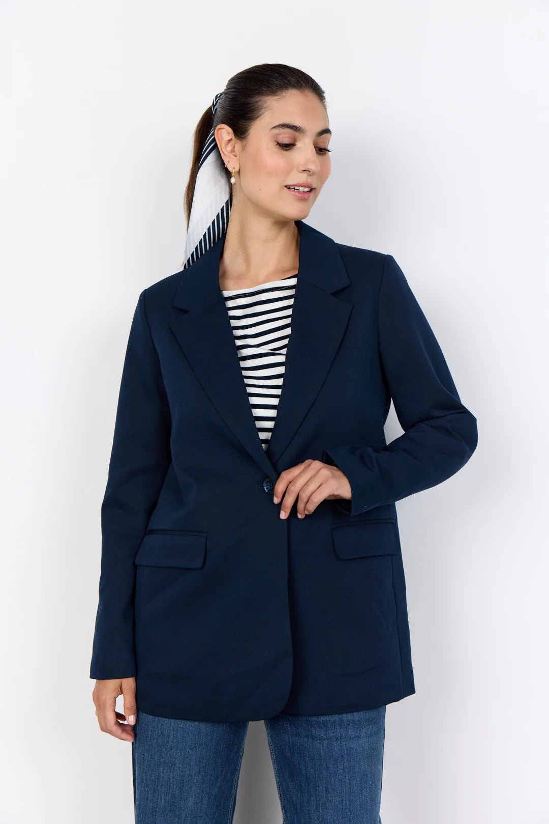 Soya Concept Beth Blazer In Navy
