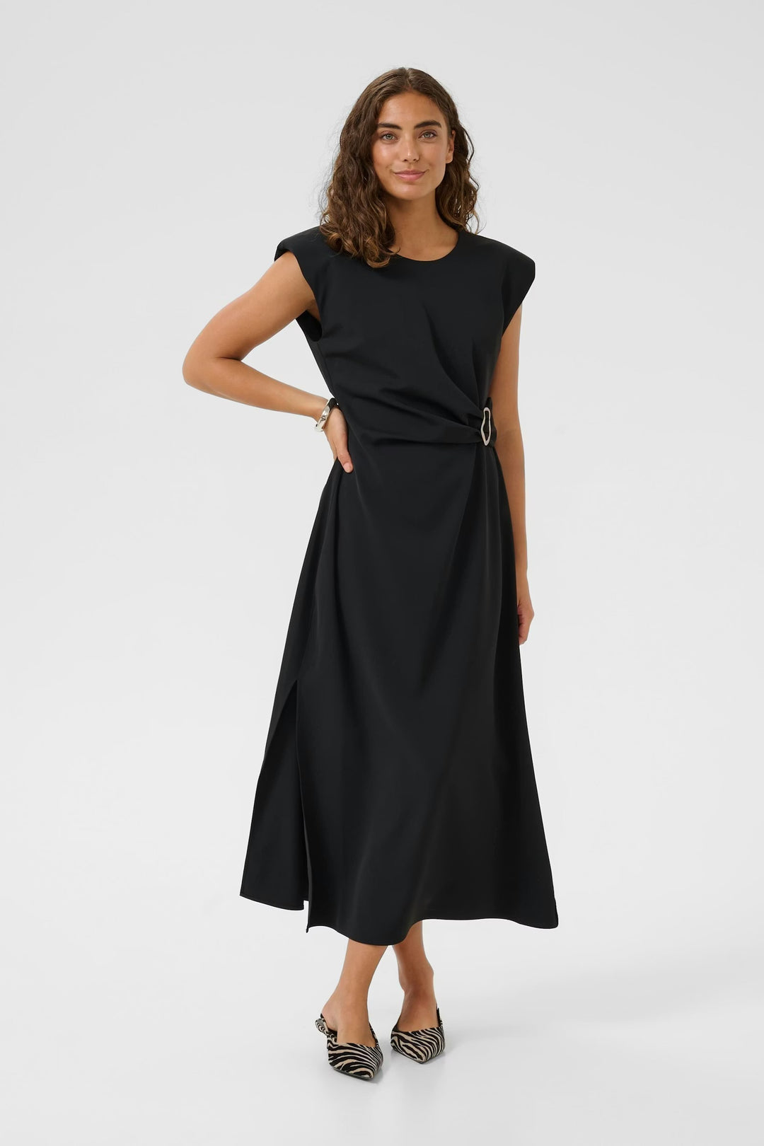 Culture Dress With ring detail In Black